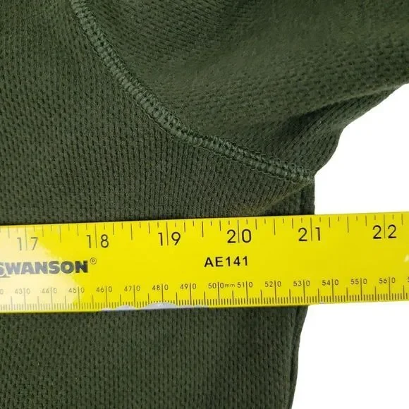 Abercrombie & Fitch Long Sleeve Knit Pullover Men's Green Sweater Size Large - Picture 6 of 9